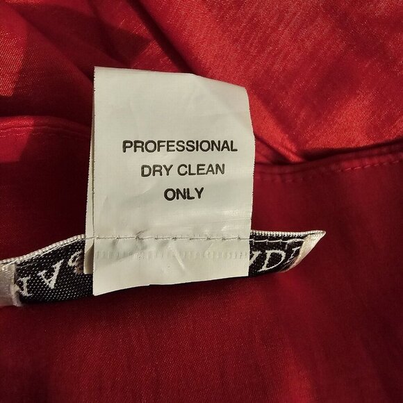 Masquerade Red Short Prom Or Formal dress Size 20 One Shoulder Flower Pleated - Picture 5 of 8